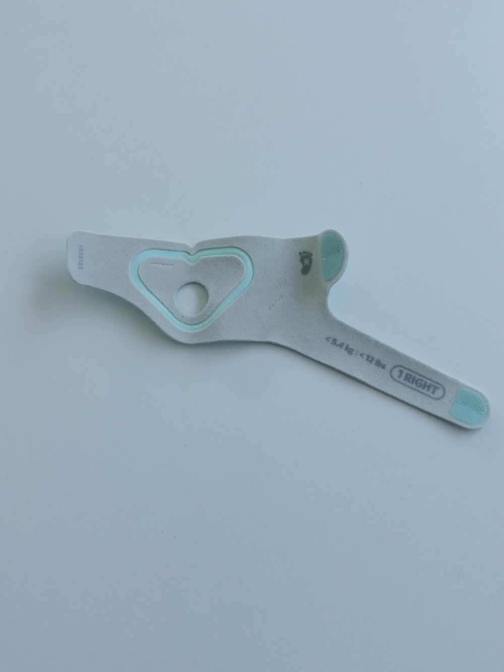 Mint Green Baby Owlet Sock Cover - Soft Velcro Foot Protector - Picture 2 of 7
